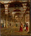 Prière publique à la mosquée d’Amr Caire Orientalisme grec grec Jean Léon Gérôme